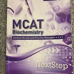 NEW !!!! NextStep MCAT Biochemistry Content Review and Practice